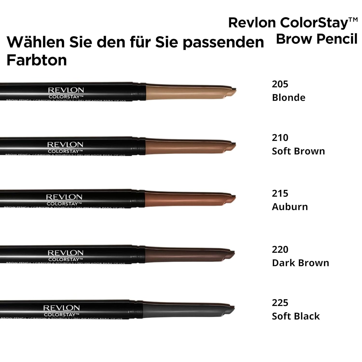 Thumbnail 4 de Revlon ColorStay Augenbrauenstift Blond 205 – langlebige, präzise Brauen mit Spoolie