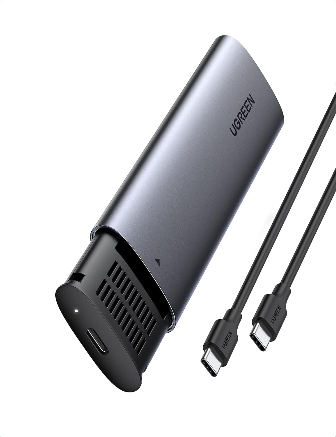 Detalle de UGREEN ACBUGN10902 M.2 NVMe SSD外付けケース USB 3.2 Gen 2・10Gbps対応、アルミ製