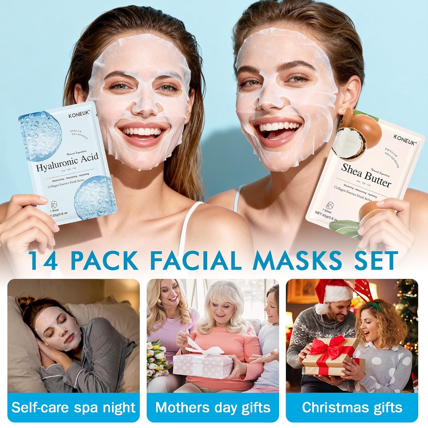 Thumbnail 6 de KONEUK 14 Pack Sheet Face Masks