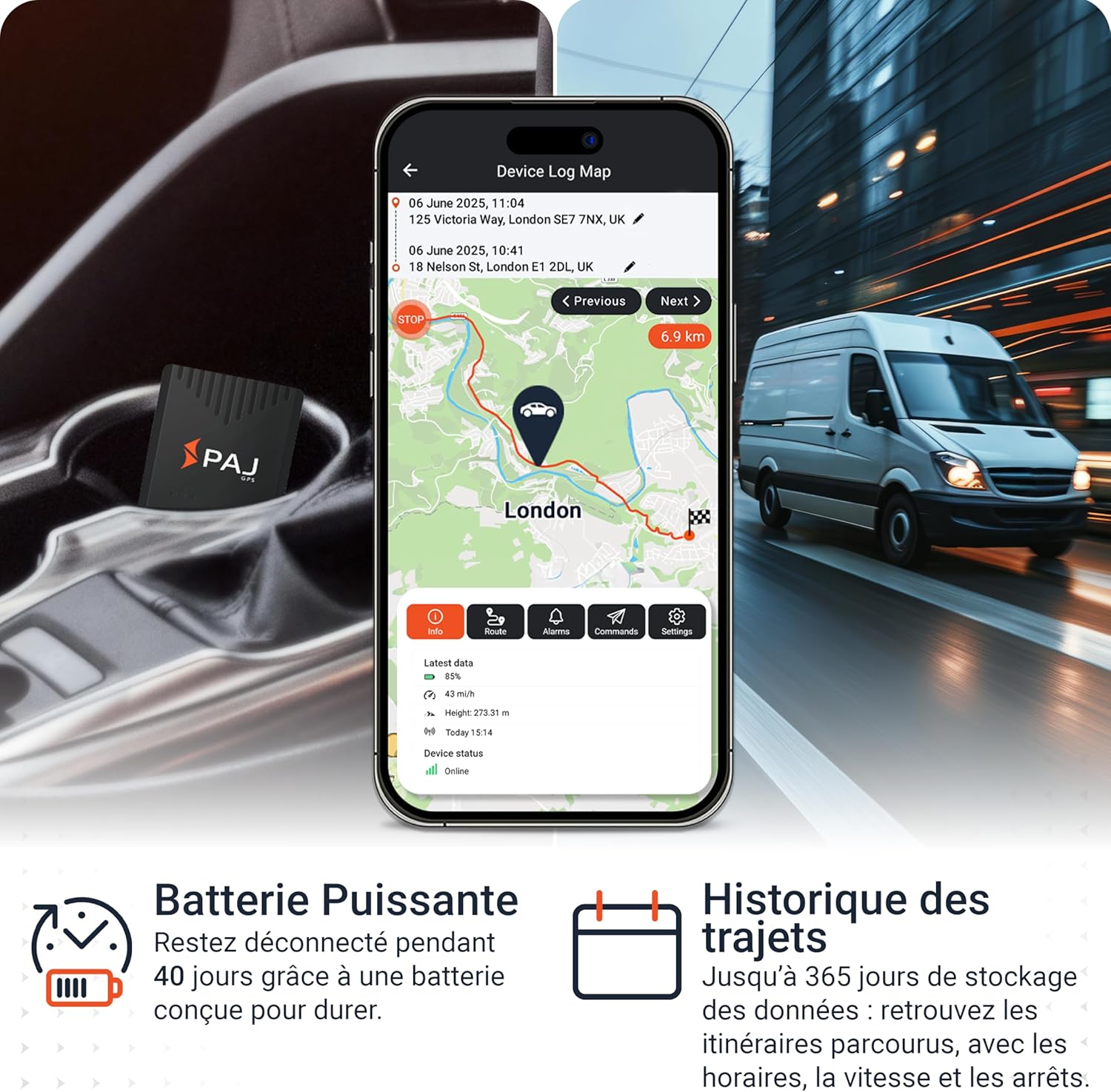 Detalle de PAJ GPS COMPACT Finder 4G Traceur GPS