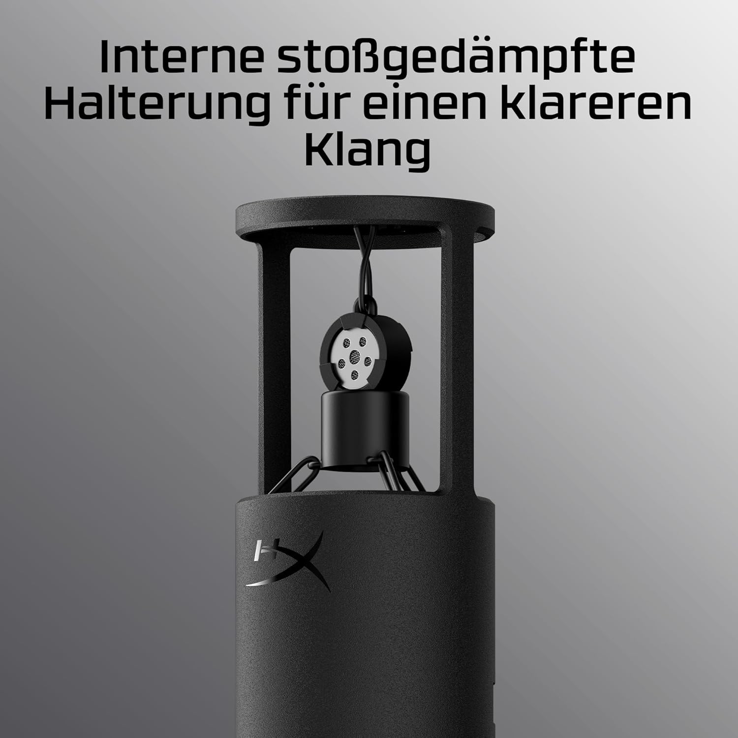 Thumbnail 1 de HyperX SoloCast 2 USB-Mikrofon (SoloCast 2) für Gaming & Streaming mit Tap-to-Mute, 96 kHz/24 Bit und integriertem Popfilter