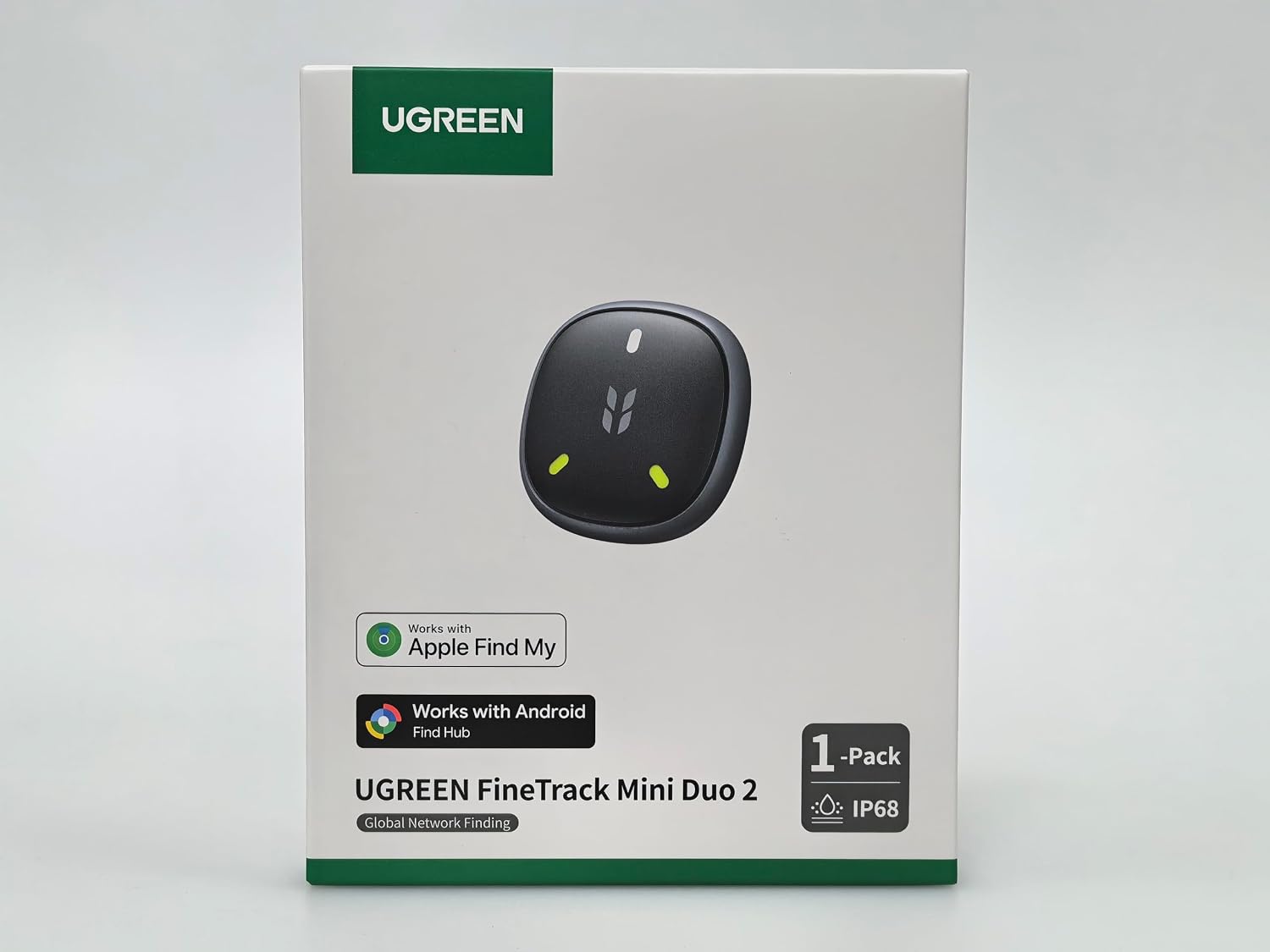 Thumbnail 1 de UGREEN FineTrack Duo2 FT207 Bluetooth Tracker, 110dB Alarm, IP68