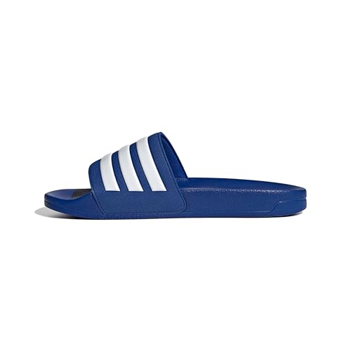Detalle de adidas Adilette Comfort Slides – Zuecos Unisex Royal Blue/Cloud White, 39 EU