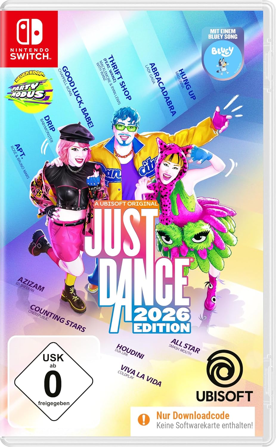 Detalle 2 de Ubisoft Just Dance 2026 Edition 40 Songs
