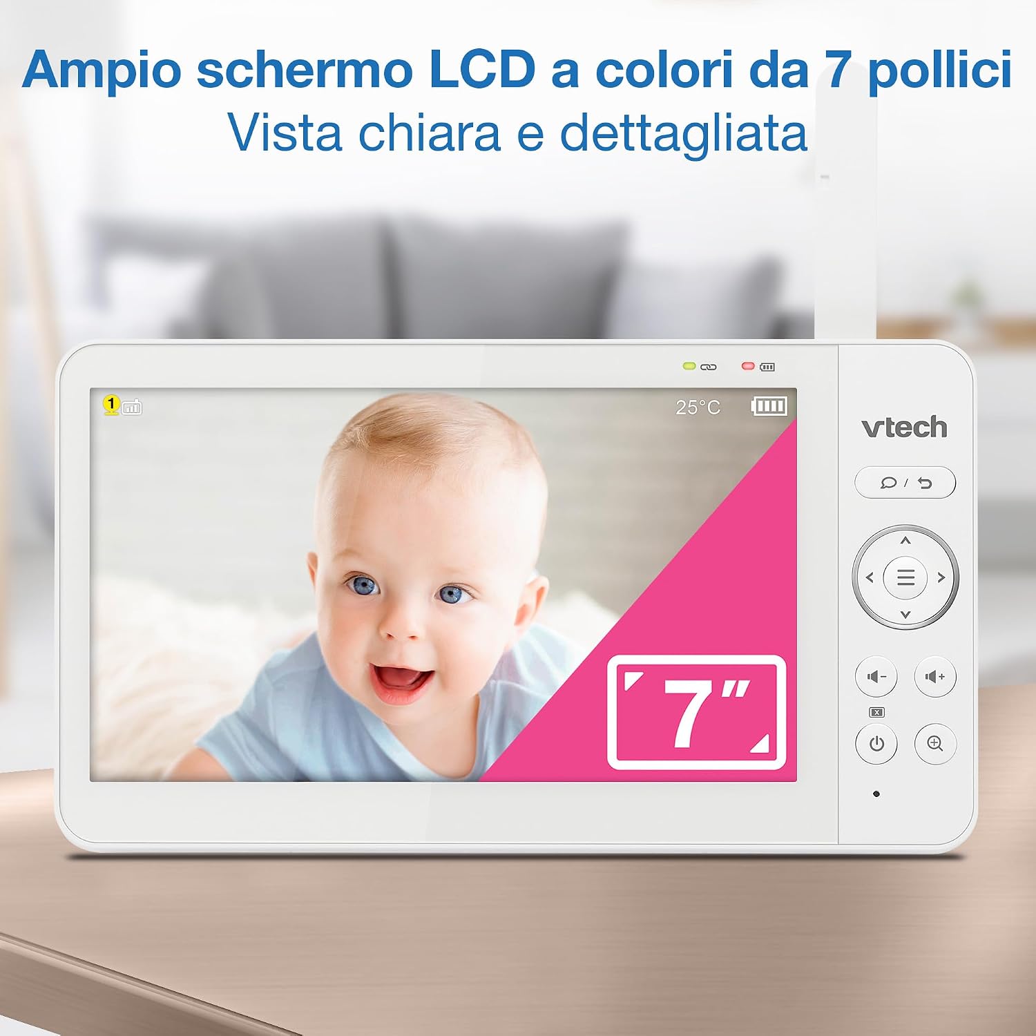 Detalle de VTech 819 Max baby monitor 7"