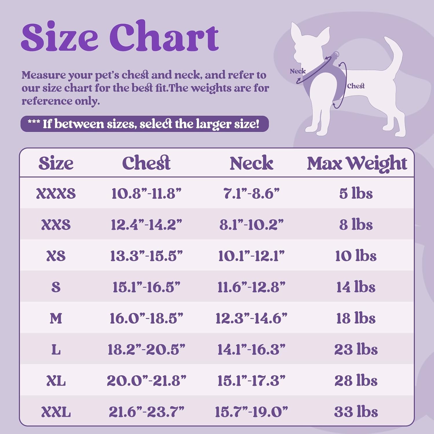 Detalle de rabbitgoo XXS Dog Harness for Tiny Dogs – Step-in Soft Mesh, Reflective, Purple