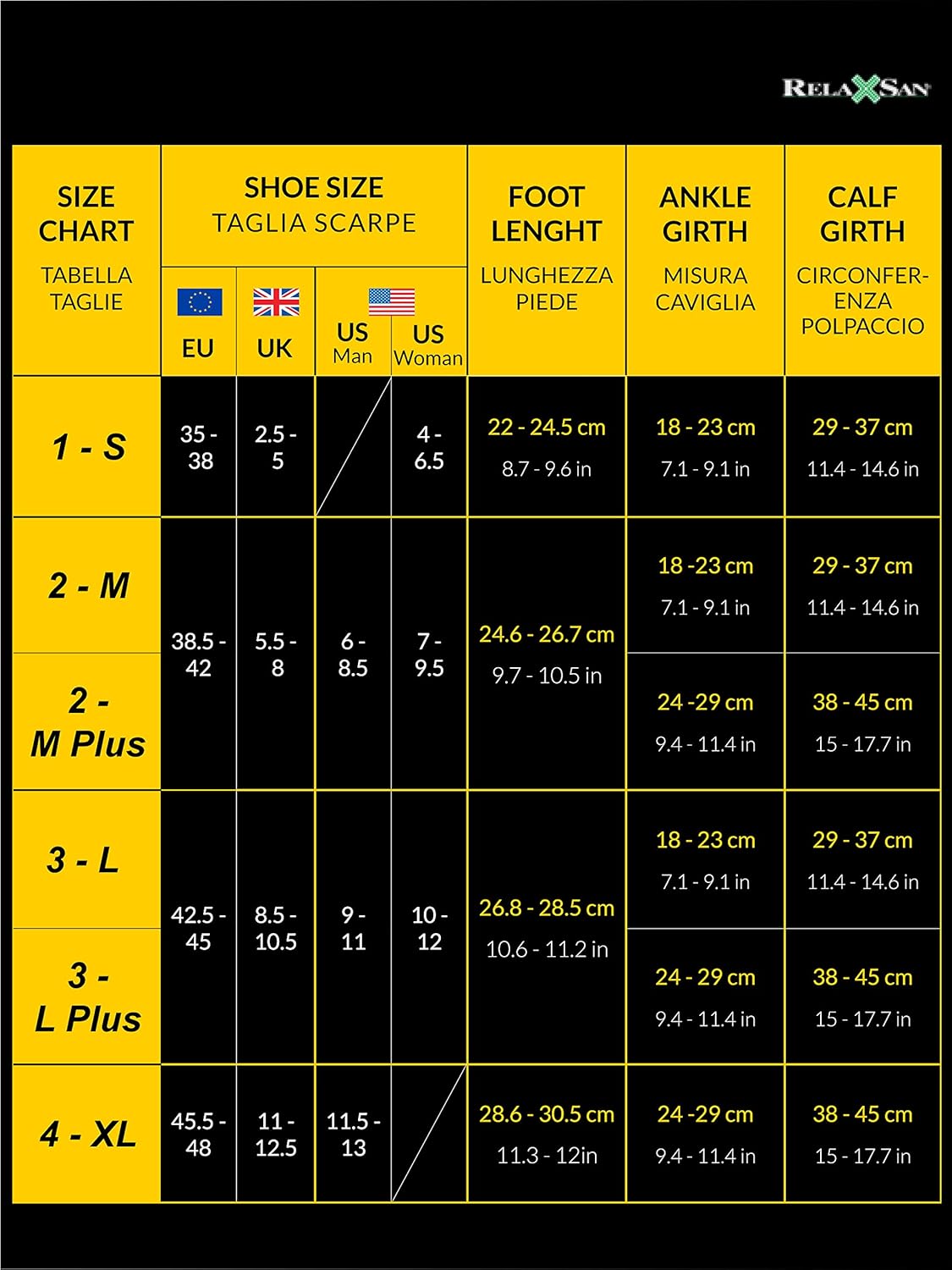Thumbnail 1 de Relaxsan 800 Sport Socks – Calze sportive compressione graduata 18-22 mmHg in Fibra Dryarn