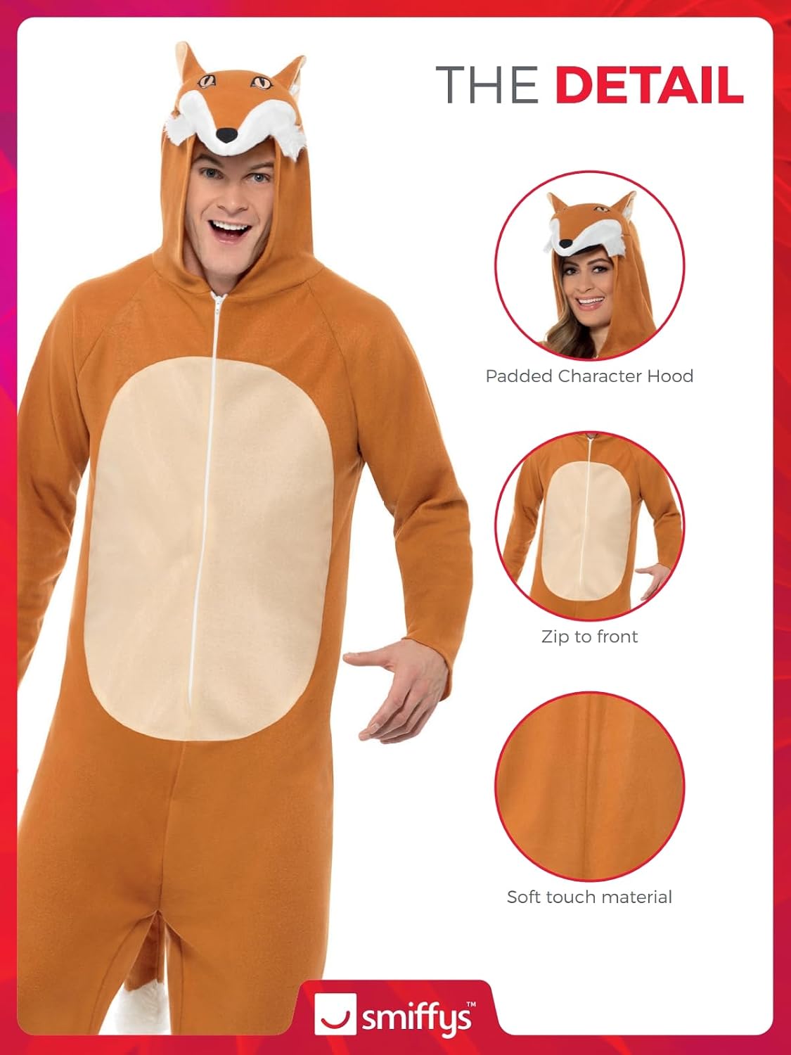 Thumbnail 4 de Smiffys Fox Costume Brown