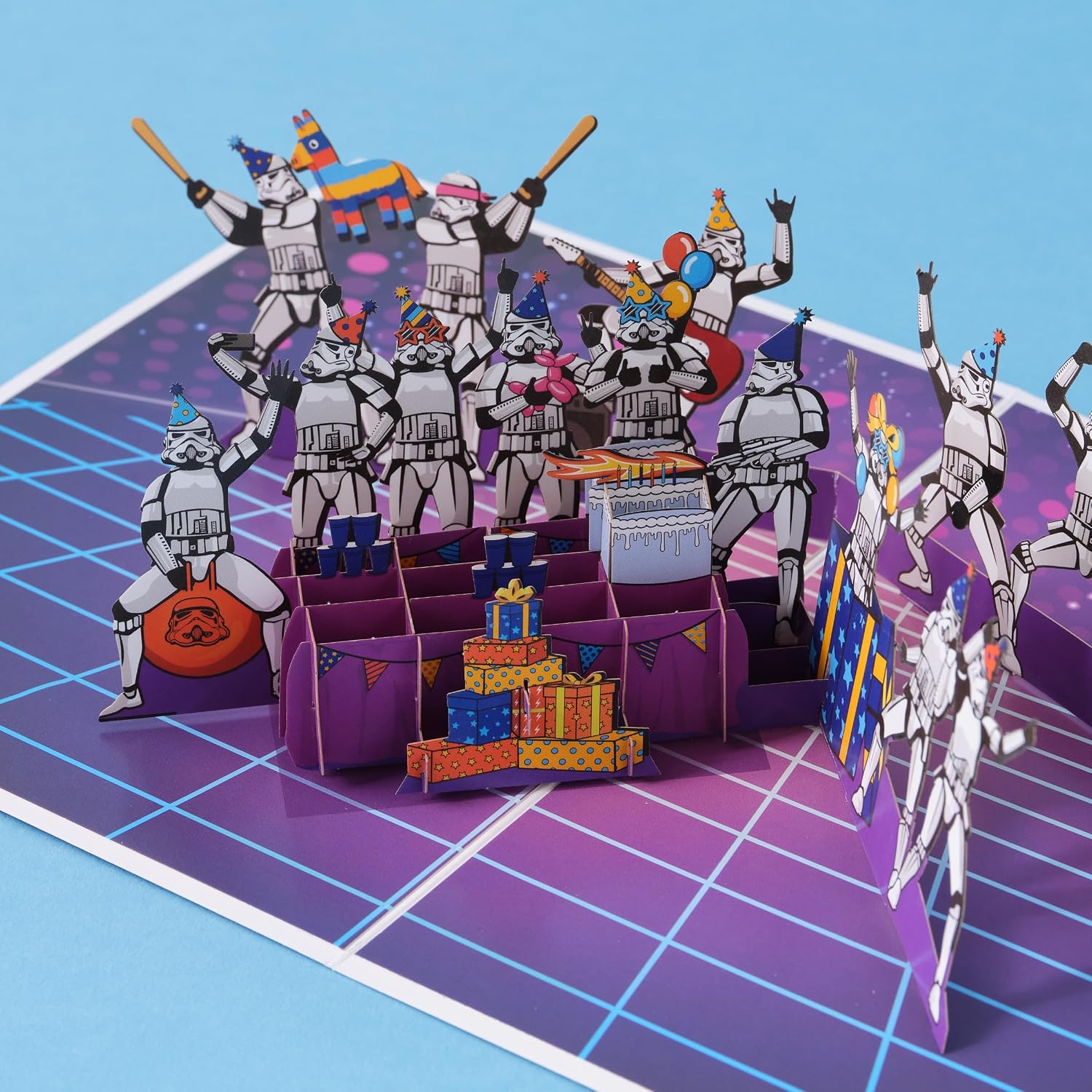 Detalle 2 de Cardology – Original Stormtrooper-Geburtstag-Popup-Karte (offizielle Lizenz)