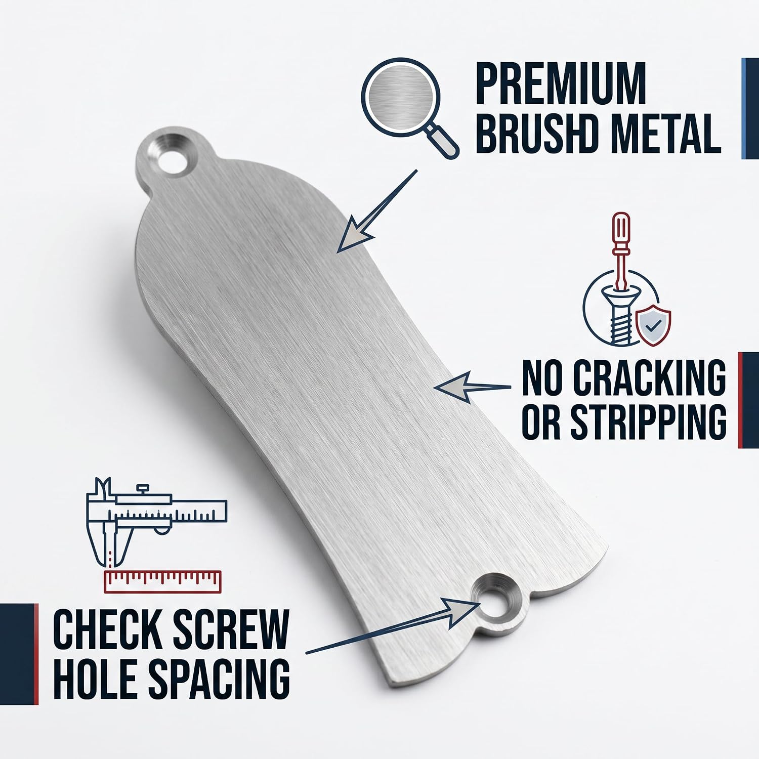 Detalle de Aluminum Alloy Guitar Truss Rod Cover
