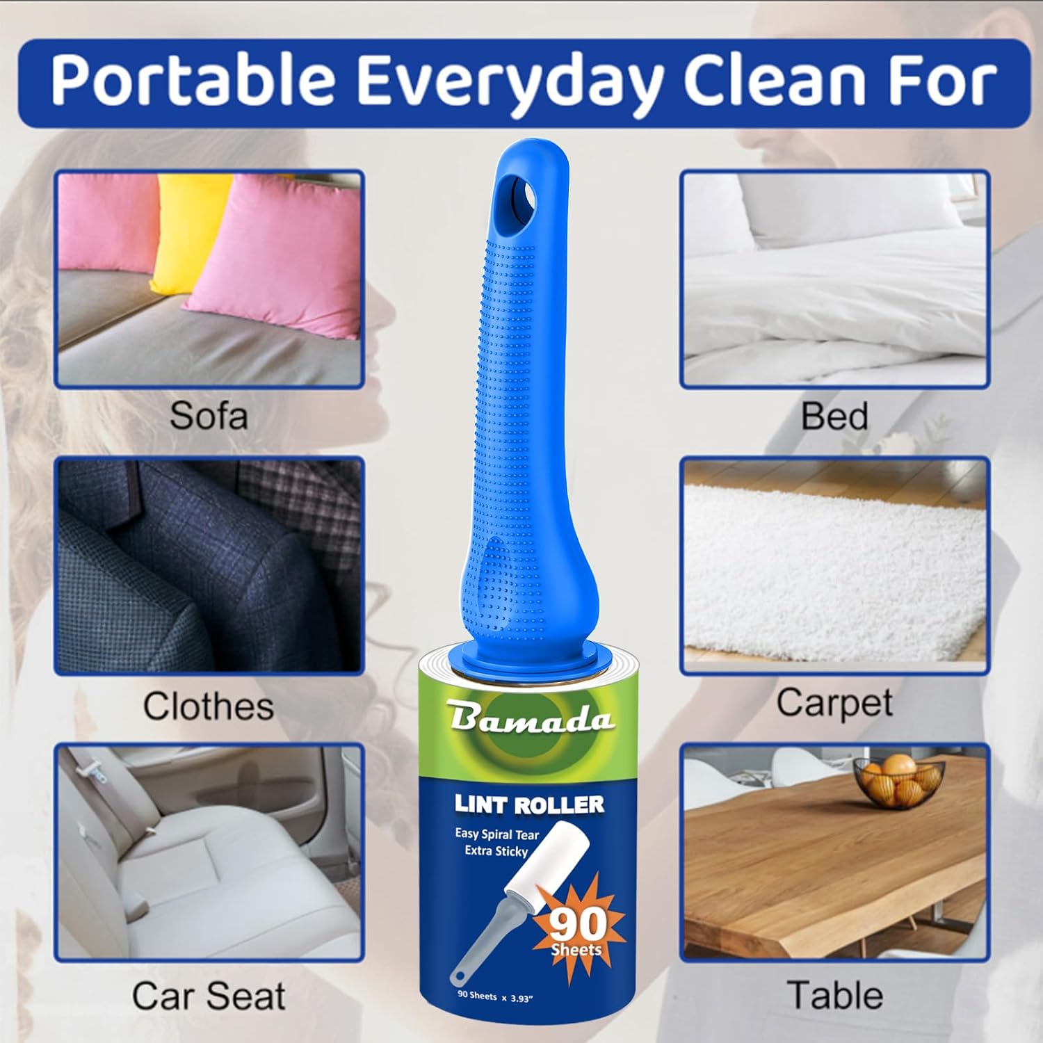 Thumbnail 6 de Fusselroller für Tierhaare 540 Blatt – Fusselrolle