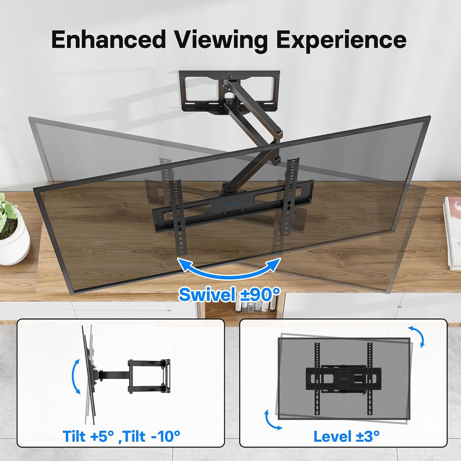 Thumbnail 5 de BONTEC Soporte TV Pared 26–60 pulgadas 40 kg