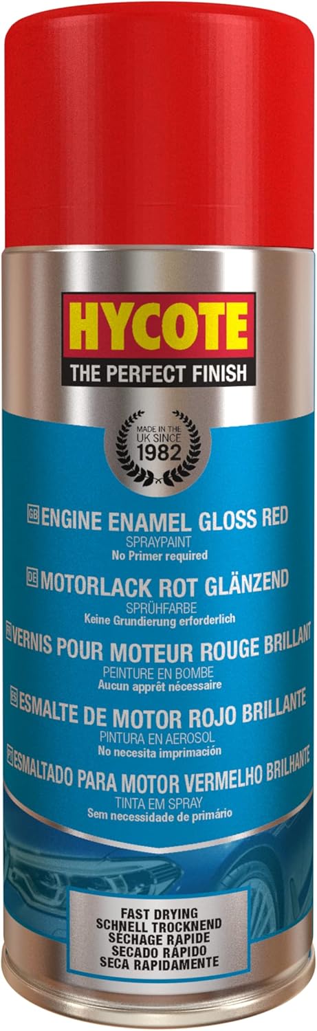 Thumbnail 6 de Hycote Sprühlack Schwarz glänzend (400 ml) – schnell trocknender Autolack-Spray für Metall, Kunststoff, Holz & Keramik