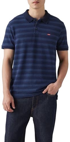 Detalle de Levi's Camisa para Hombre Housemark Rayn Stripe Dark Ind Indigo XS