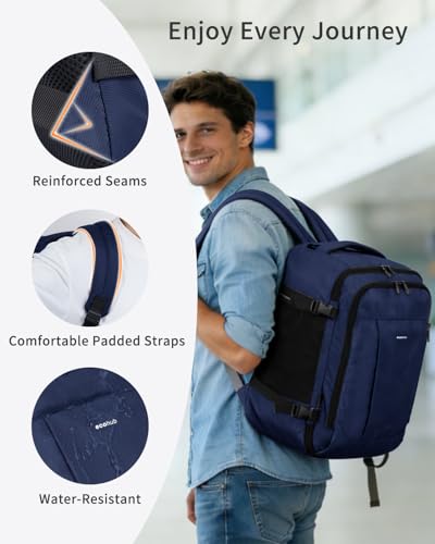Thumbnail 4 de ECOHUB Mochila de Viaje Cabina Avión 40x30x20 cm (24L) con 13 Compartimentos – Azul