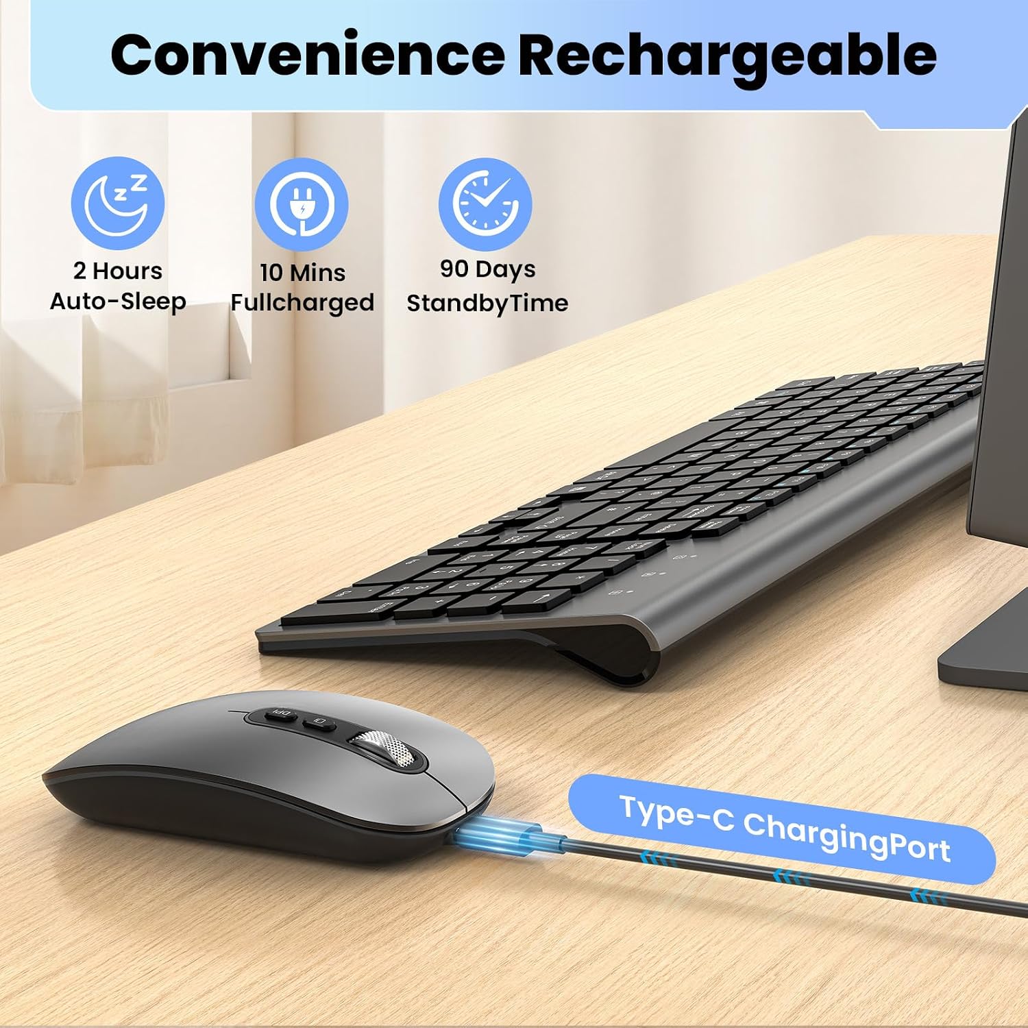 Detalle de cimetech 2.4G keyboard mouse combo