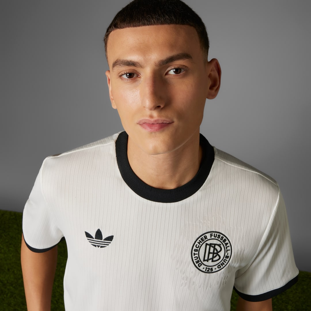 Detalle 2 de Camiseta Alemania Anniversary de Adidas — Blanco