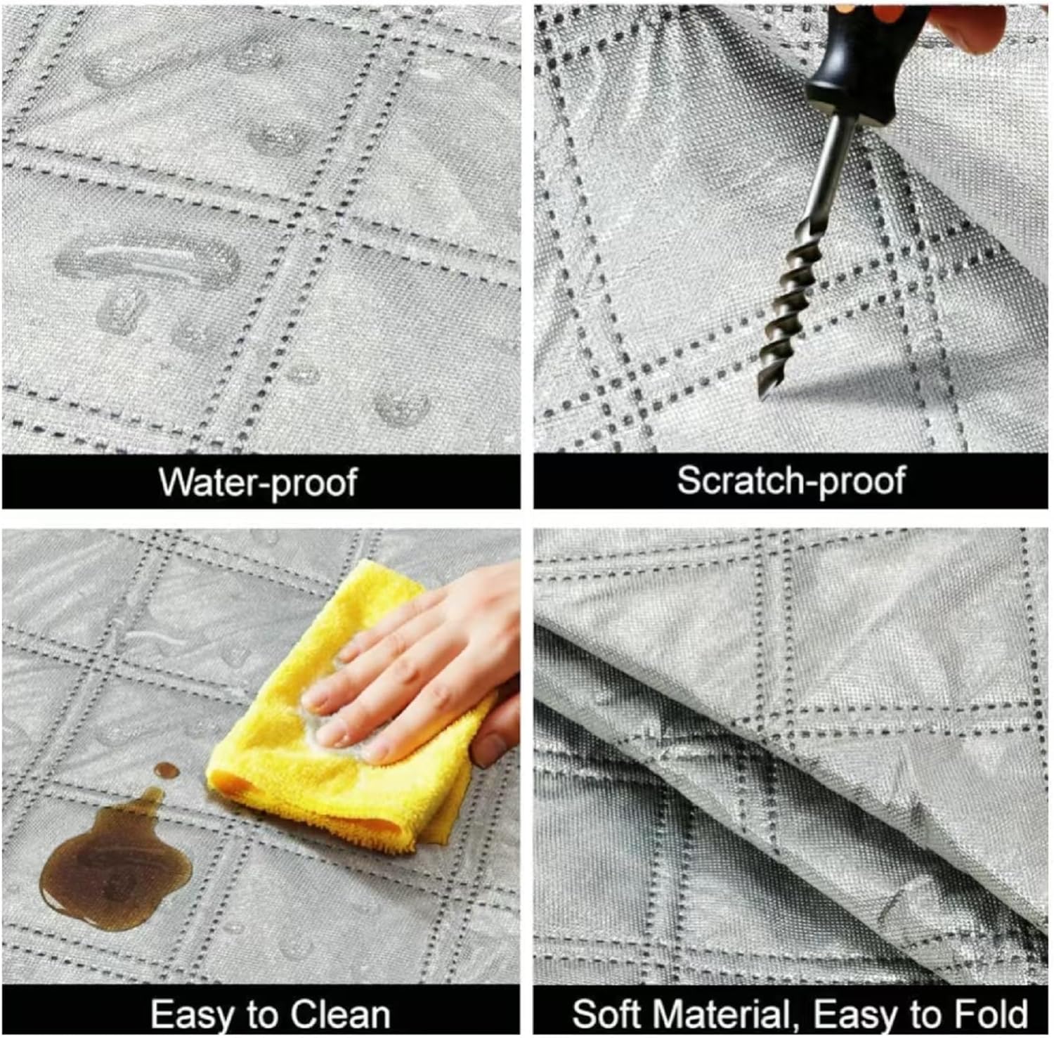 Thumbnail 4 de Laihur car windscreen cover (9 magnets) – UV sun shade for summer, frost & snow protection for winter