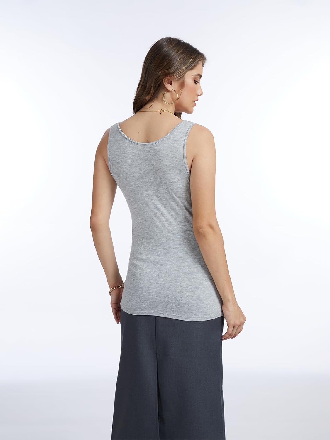 Thumbnail 2 de Komfokore 4er-Pack Damen Tank Tops – weiche, elastische Unterhemden aus Modal