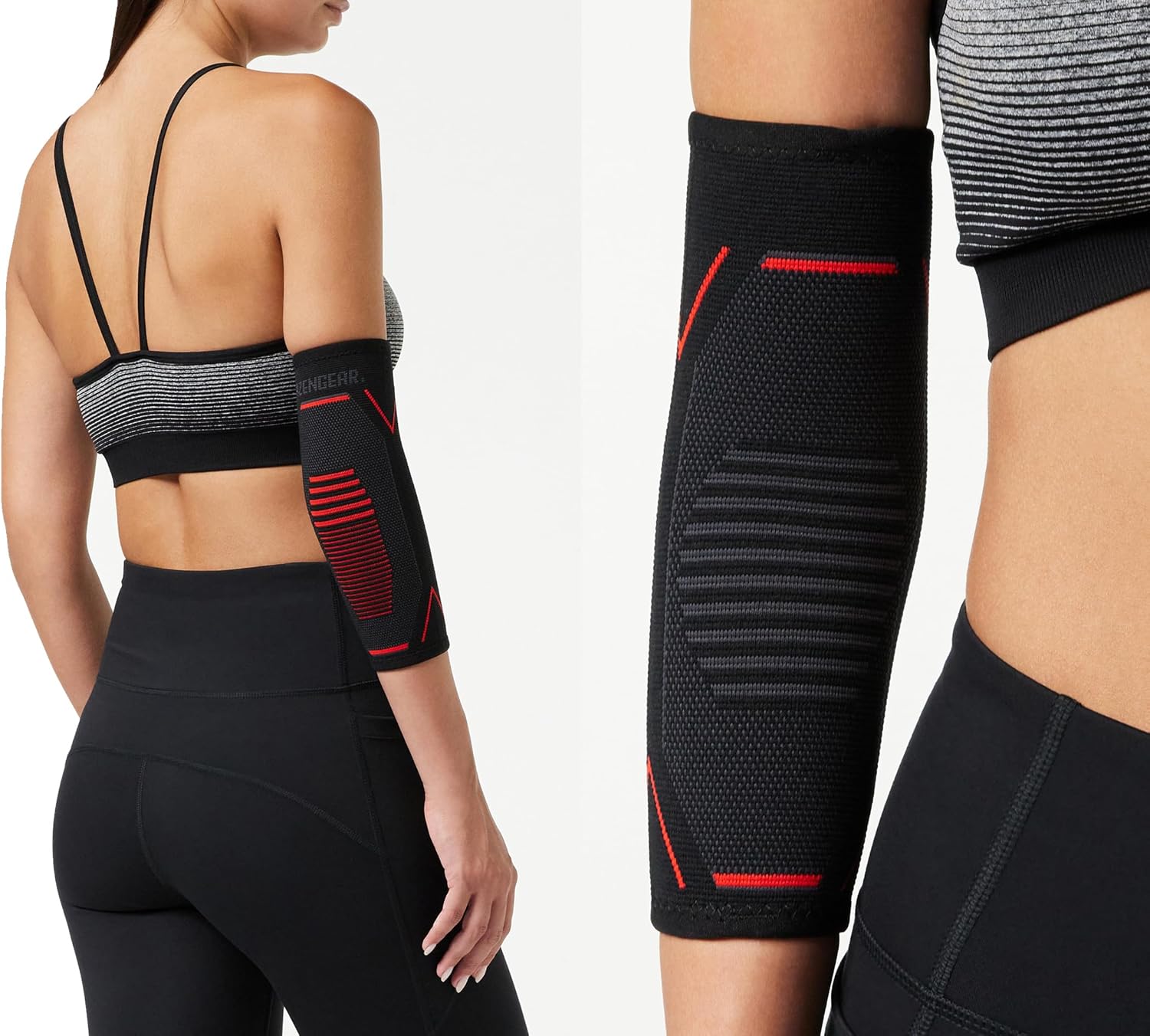 Thumbnail 5 de aZengear Coudière de compression (paire) pour sport et douleurs du coude – modèle respirant et lavable