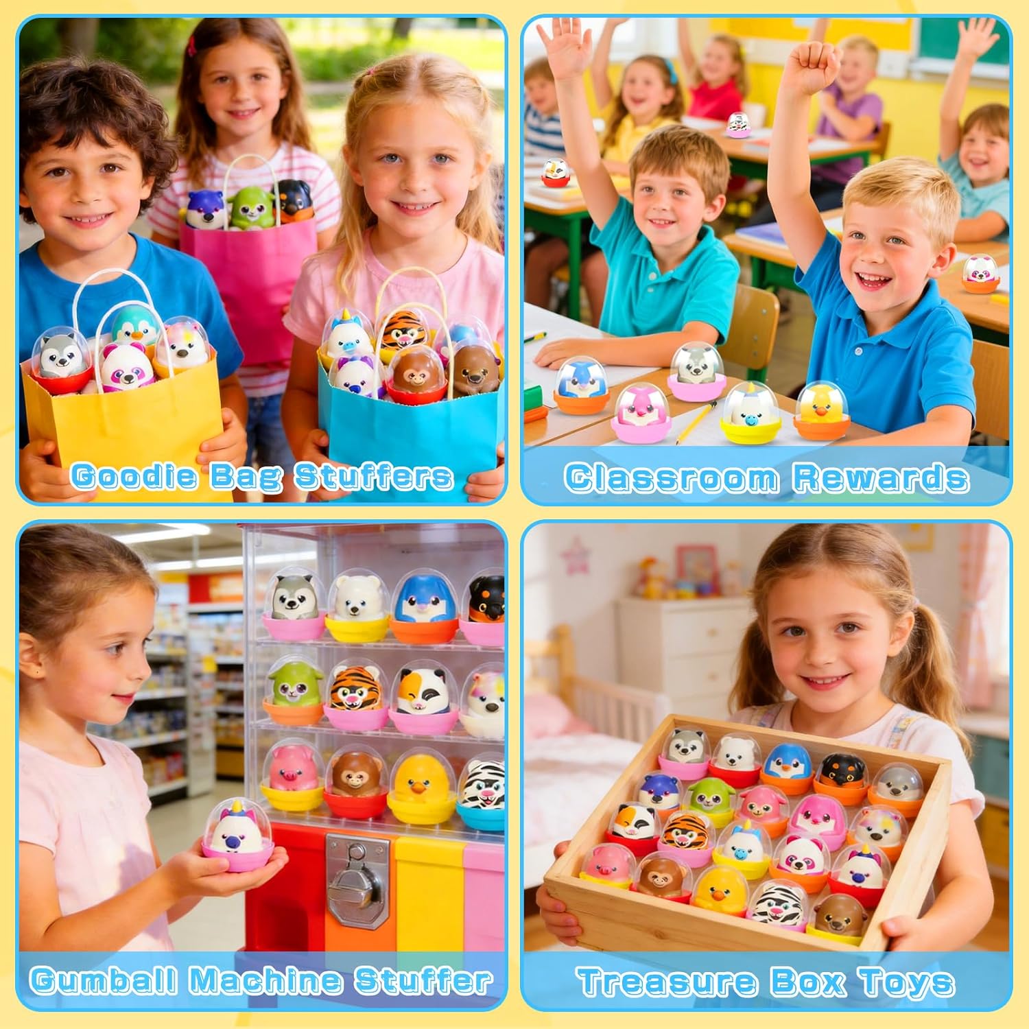 Thumbnail 5 de KissFree 40-Pack Slow Rising Squeeze Toys (2-Inch Capsules), Kids Party Favor Squishies