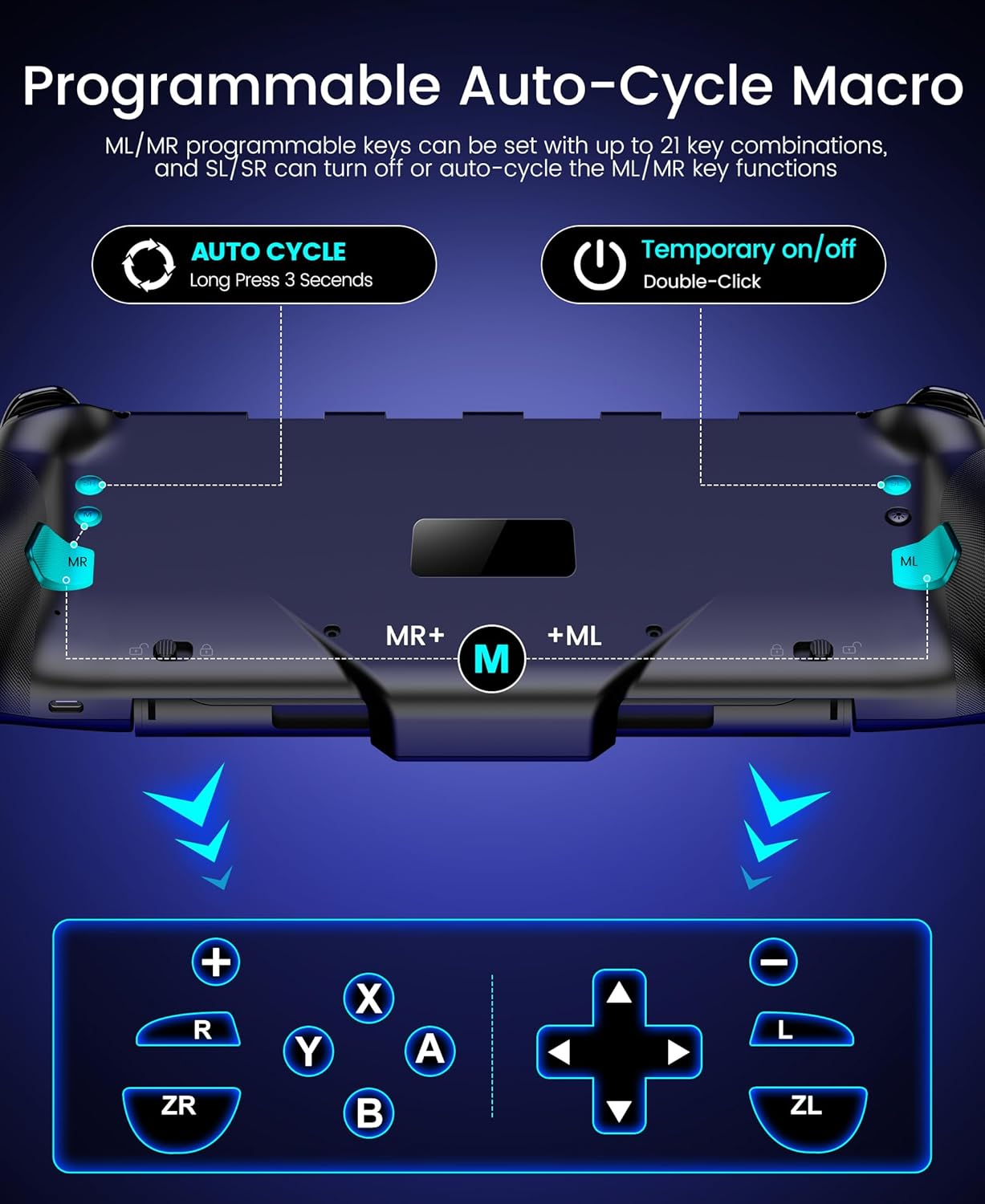 Thumbnail 4 de HASACOOL Switch 2 Controller 1000mAh