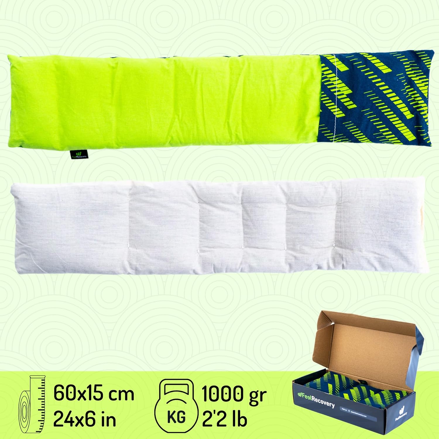 Thumbnail 2 de Feel Recovery Cuscino Termico Cervicale 60x15 cm