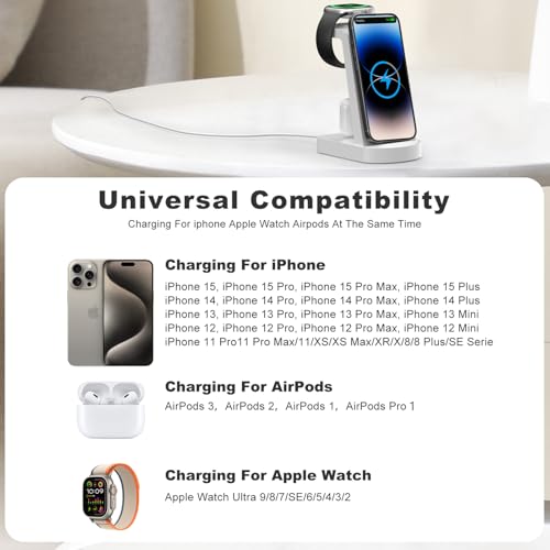 Thumbnail 1 de INNISTO Cargador inalámbrico 18W para iPhone y AirPods