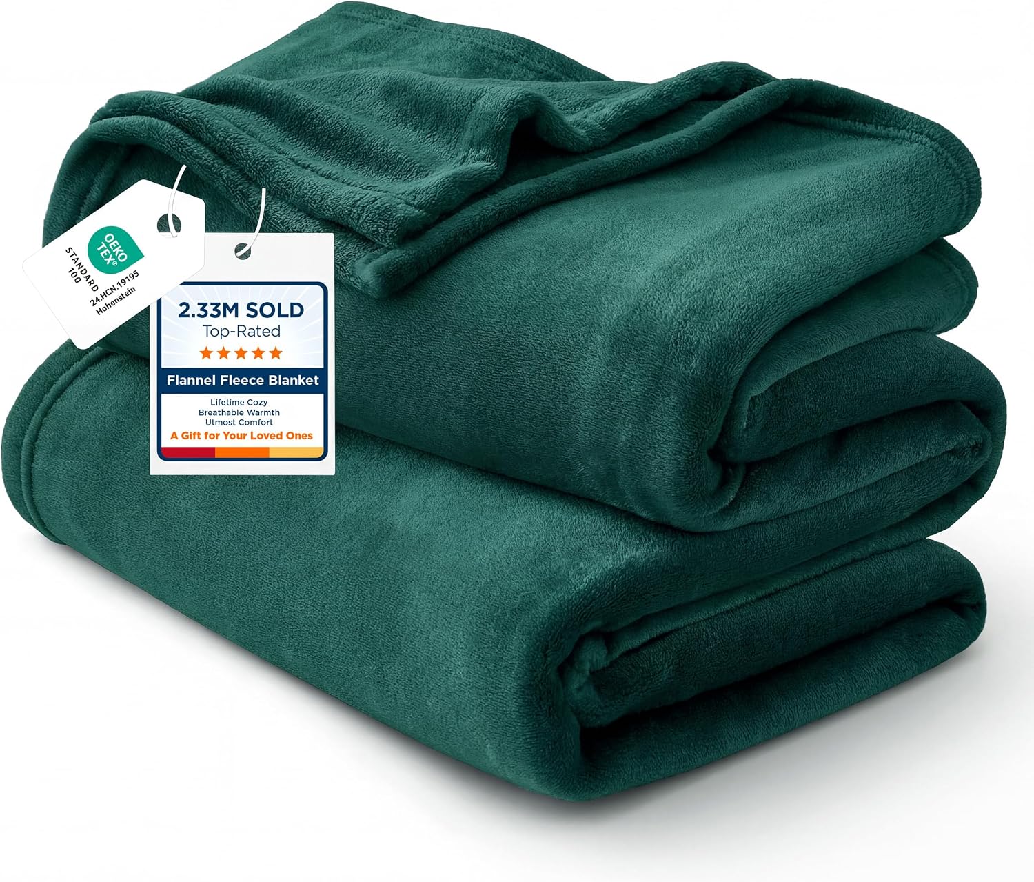 Thumbnail 6 de Bedsure 280 GSM Fleece Throw Blanket, Black, 84 × 90