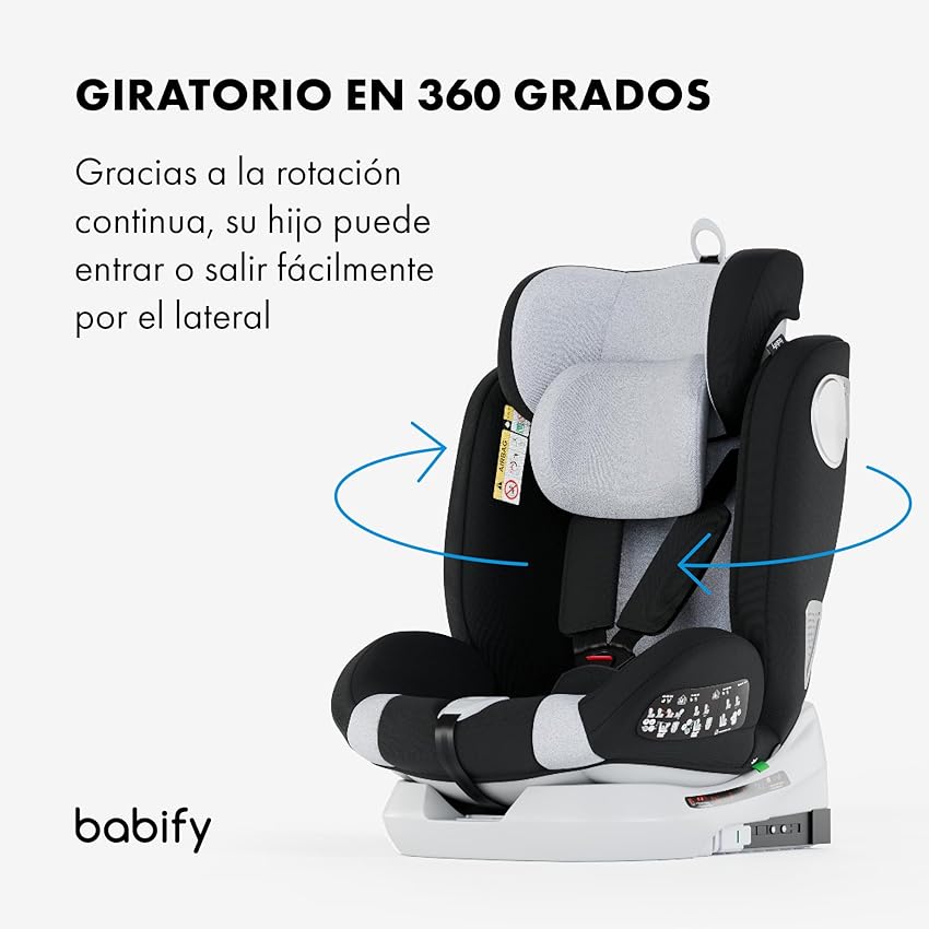 Detalle de Babify Onboard Silla de Coche Isofix para Bebés y Niños