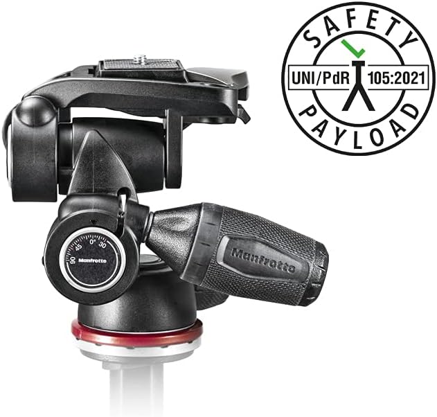 Detalle de MH804-3W Tête de trépied pour Appareil Photo – Manfrotto, Noir