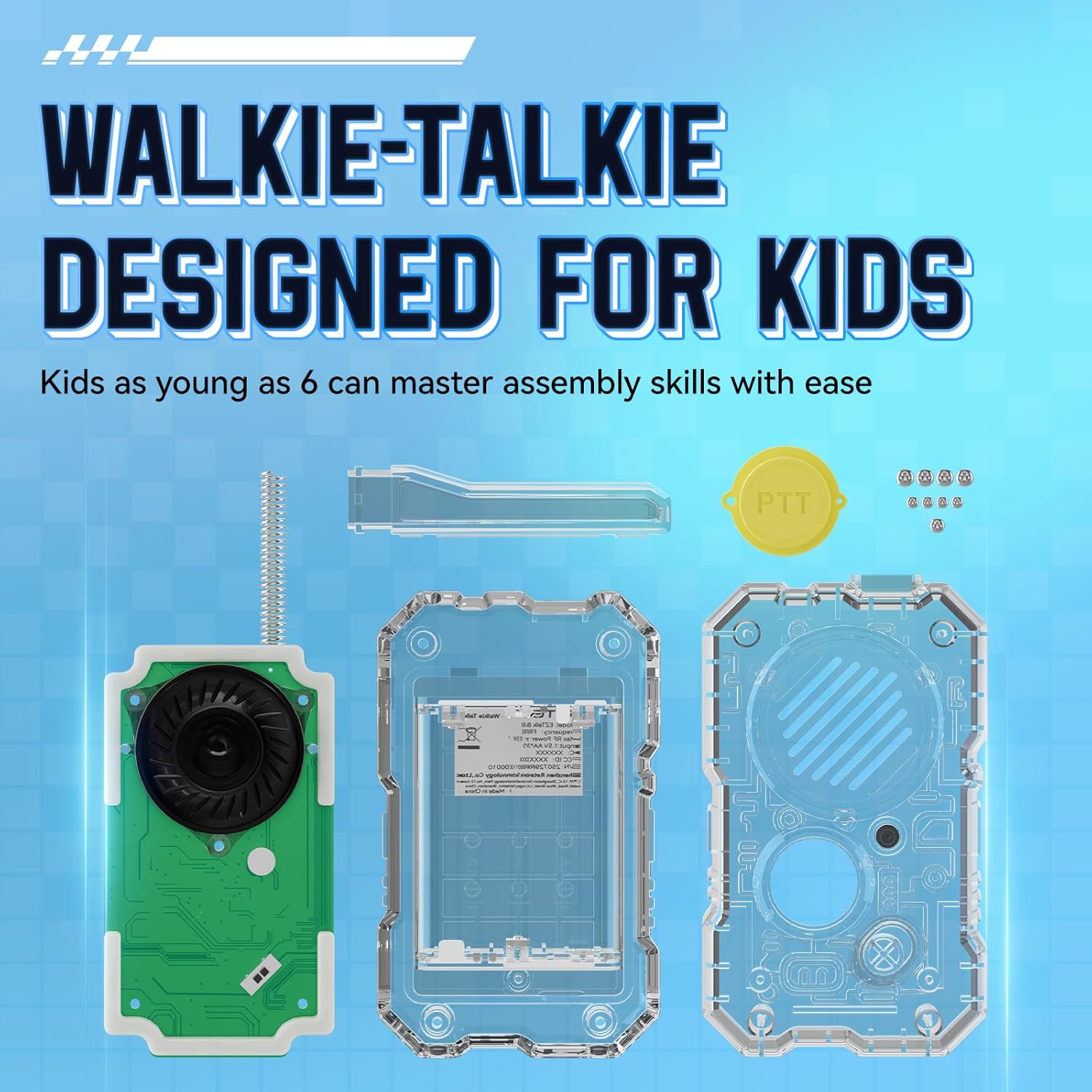 Thumbnail 3 de Retevis EZTalk 680 Walkie Talkie Bambini 1 Pair
