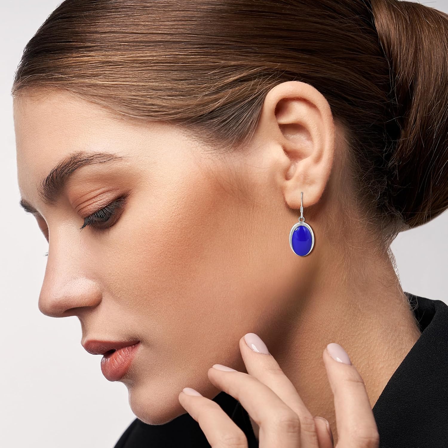 Detalle 2 de AERAVIDA Sterling Silver Dangle Earrings