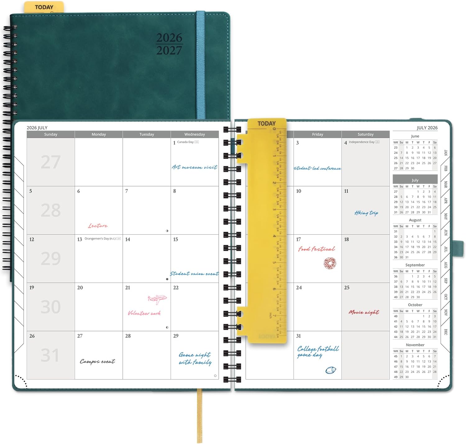 Detalle de POPRUN Monthly Planner 18-Month