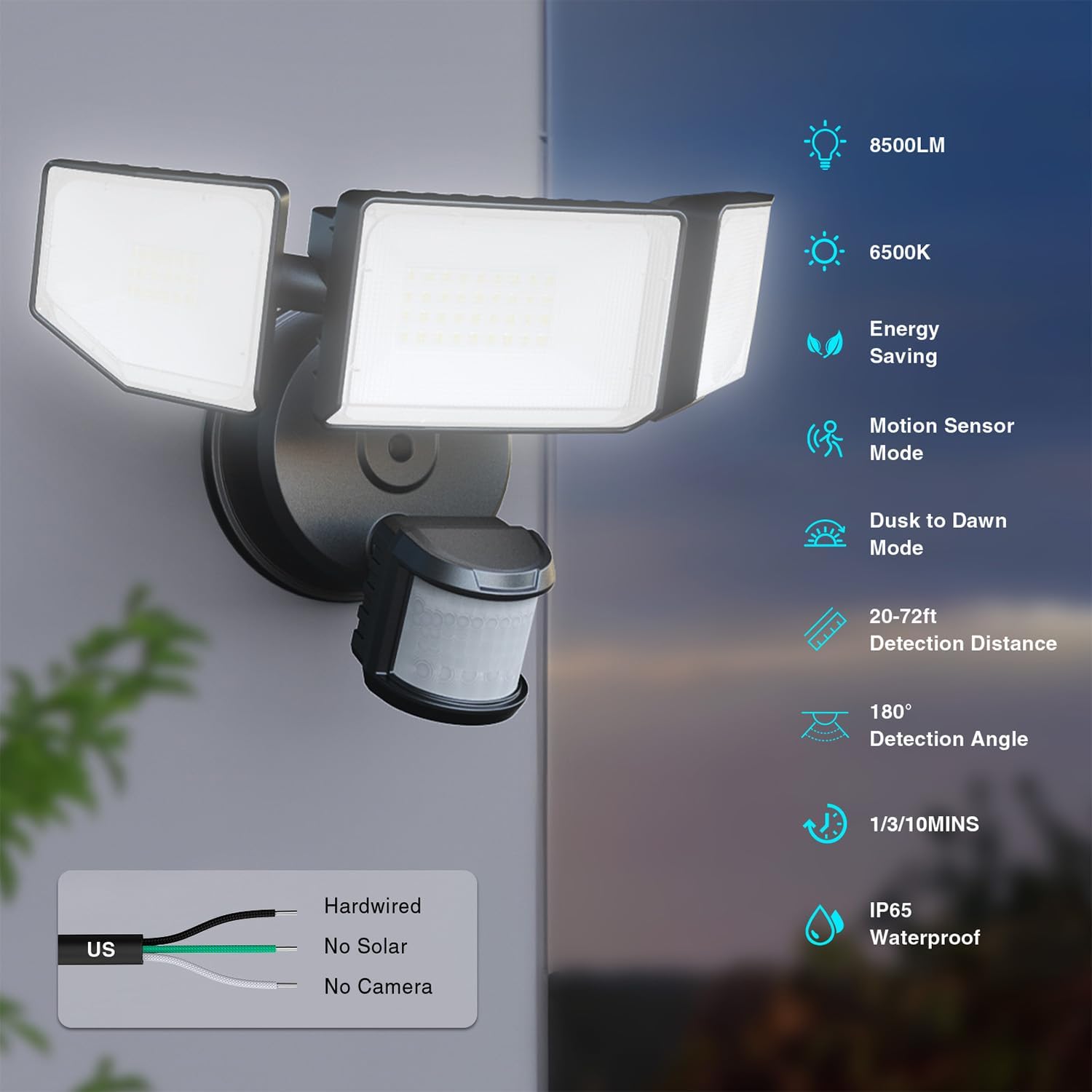 Detalle de Abovizo Outdoor Security Light 85W