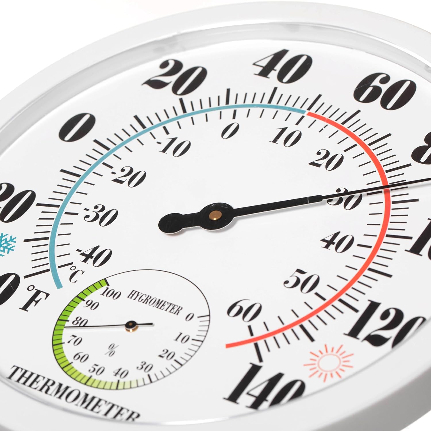 Thumbnail 6 de Clockswise Wall Thermometer and Hygrometer, 10-Inch