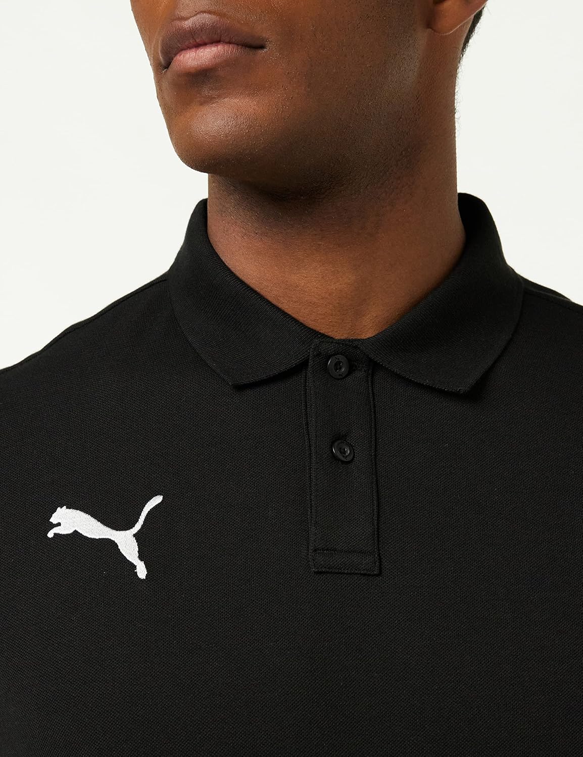 Detalle de PUMA Men ESS Piqué Polo Keeps You Dry Cell : polo en coton et élasthanne au quotidien