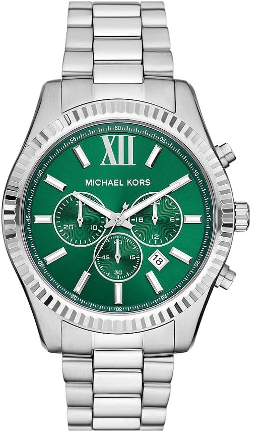 Thumbnail 5 de Michael Kors Lexington pour Hommes — Montre chronographe quartz 44 mm en acier inoxydable