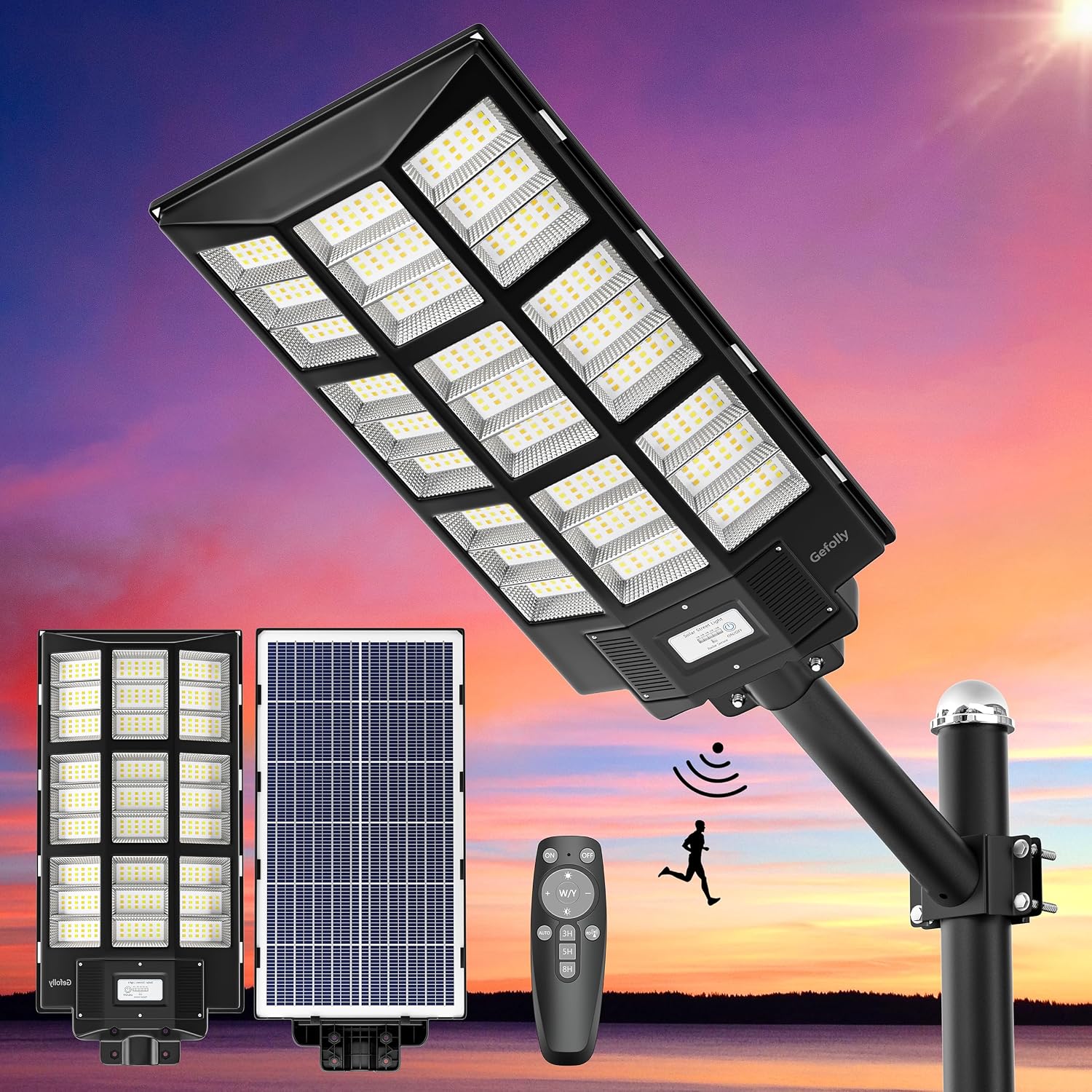 Detalle de Gefolly Solar Street Light SL-12000W