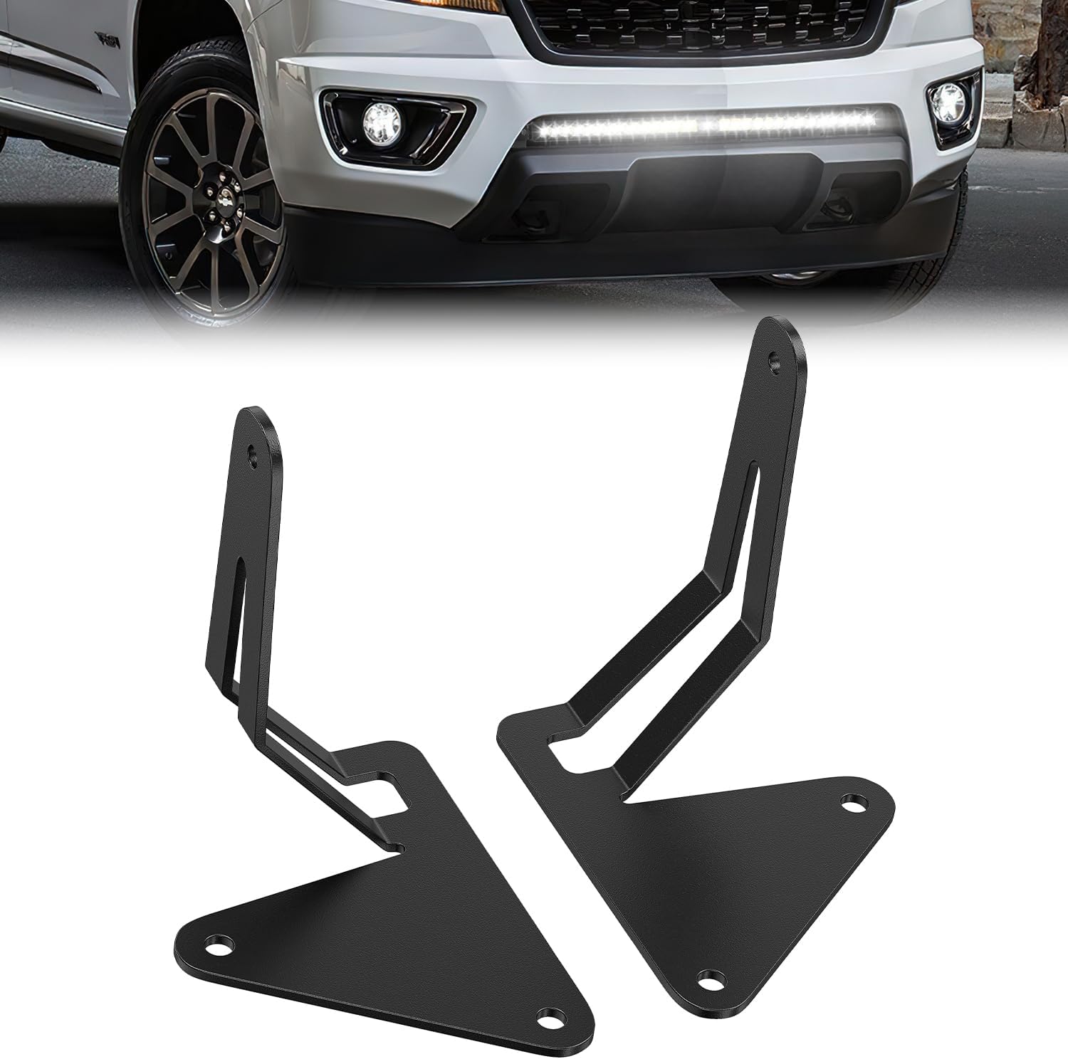 Thumbnail 3 de Nilight 90021B Light Bar Mounting Bracket for Front License Plate Frame (Off-Road LED Lights)