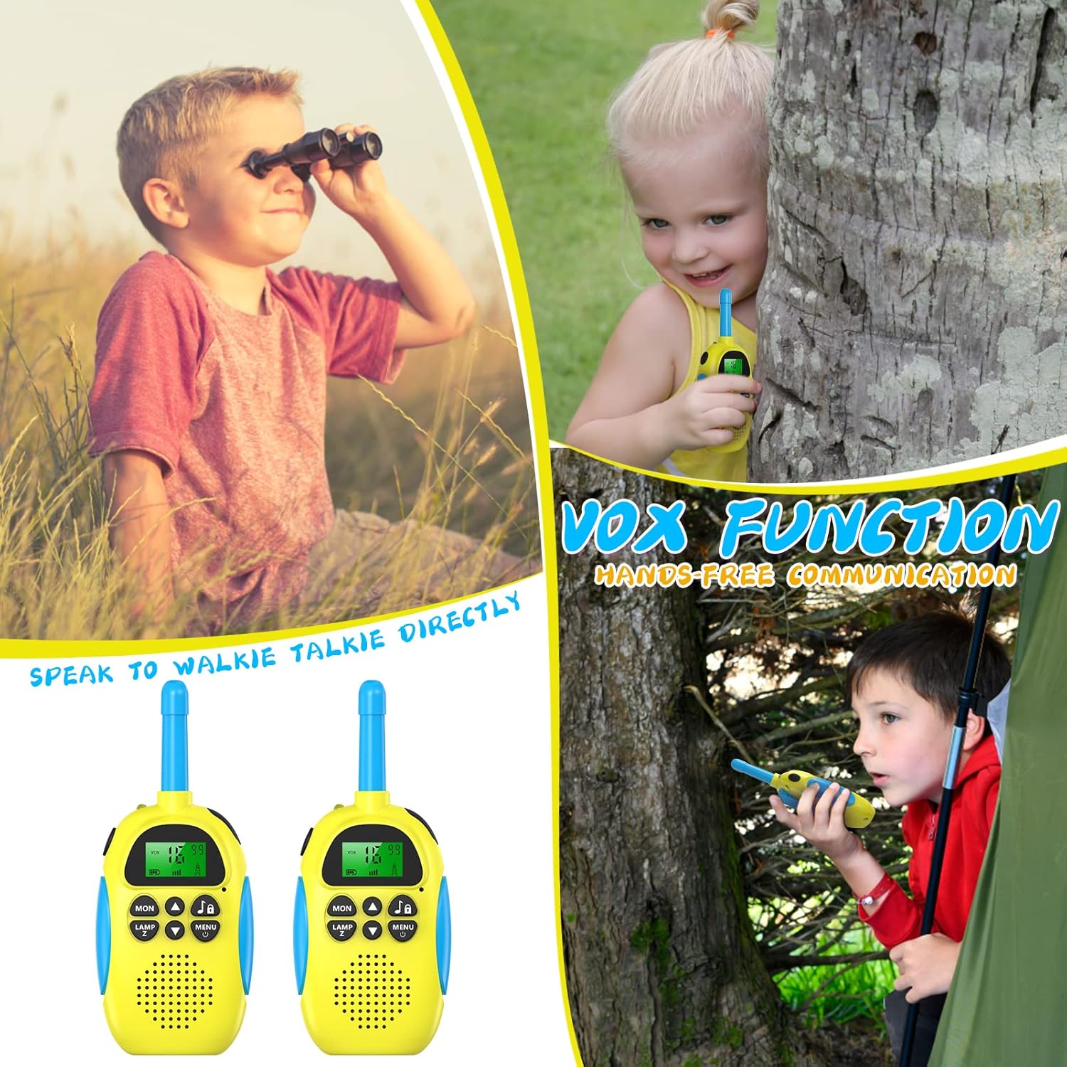 Thumbnail 4 de Ushining Walkie Talkie Recargable para Niños 📞 Aventura a 3KM