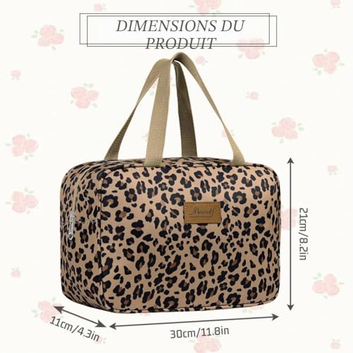 Detalle de Aucuu Trousse de Toilette Femme Grande – Trousse de Maquillage avec Poignée, Étanche et Portable