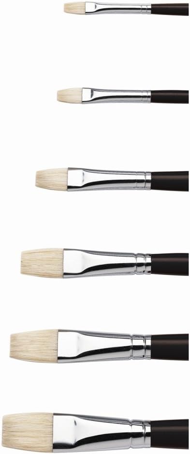Thumbnail 6 de Winsor & Newton Azanta Black Pinsel Nr.10 – Flachpinsel aus natürlichen Schweineborsten für Öl- und Acrylfarben