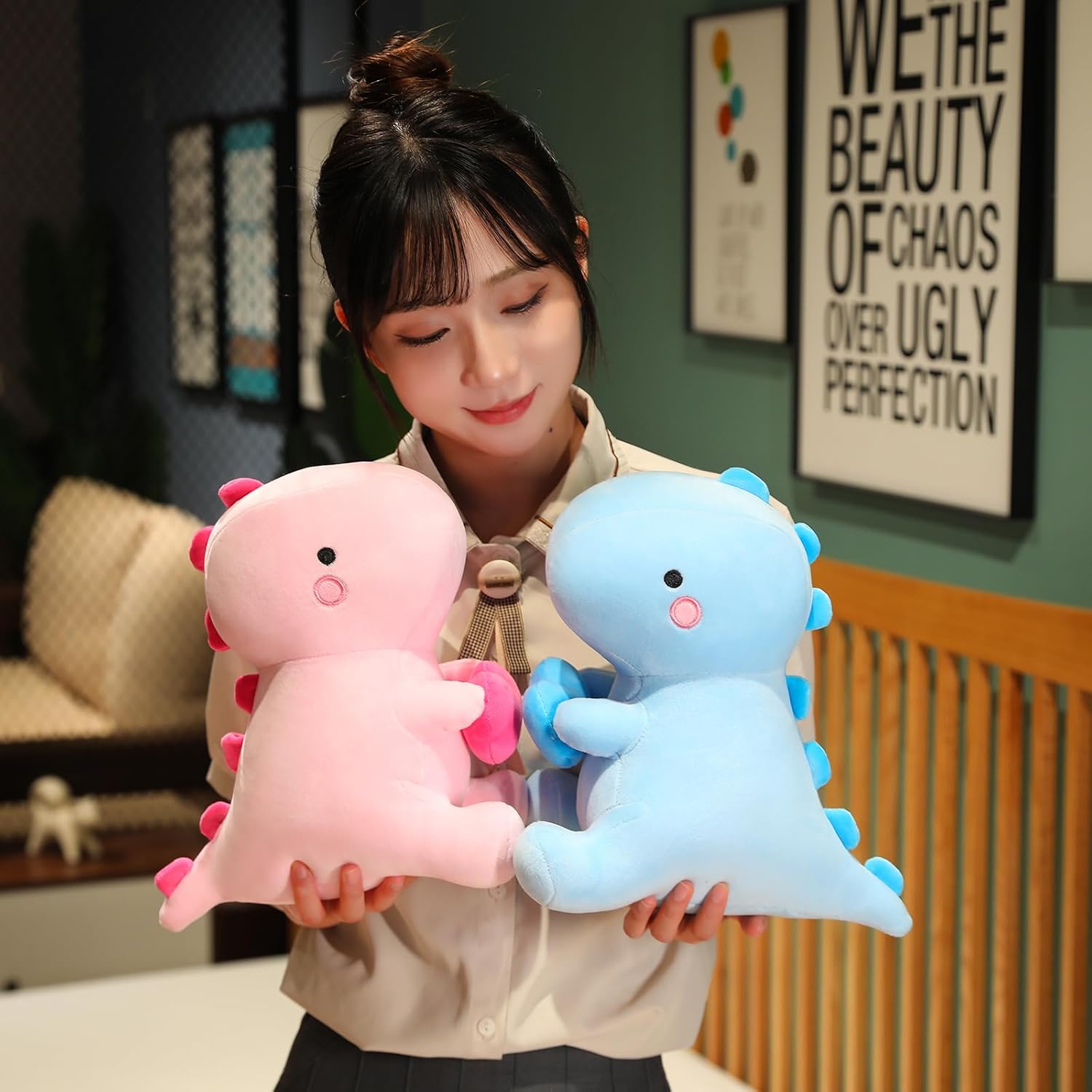 Thumbnail 6 de Dinosaur plush heart 30cm