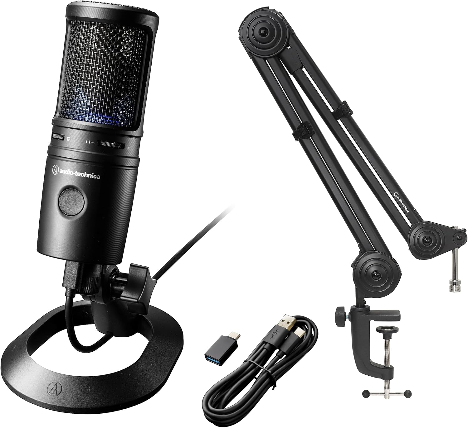Detalle de オーディオテクニカ AT2020USB-X USBコンデンサーマイクとAT8700Jマイクアーム