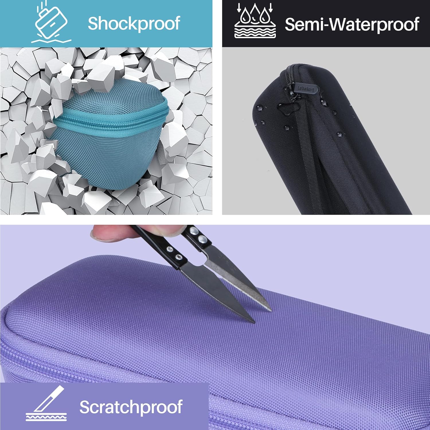 Thumbnail 6 de Lebakort Hartschutzhülle für Sonos Roam / Roam 2 – robustes Etui aus Nylon und EVA