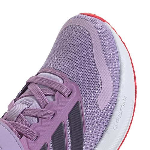 Detalle de adidas Runfalcon 5 Kids Shoes (Powder Plum/Aurora Plum/Lucid Red) – 12.5 UK