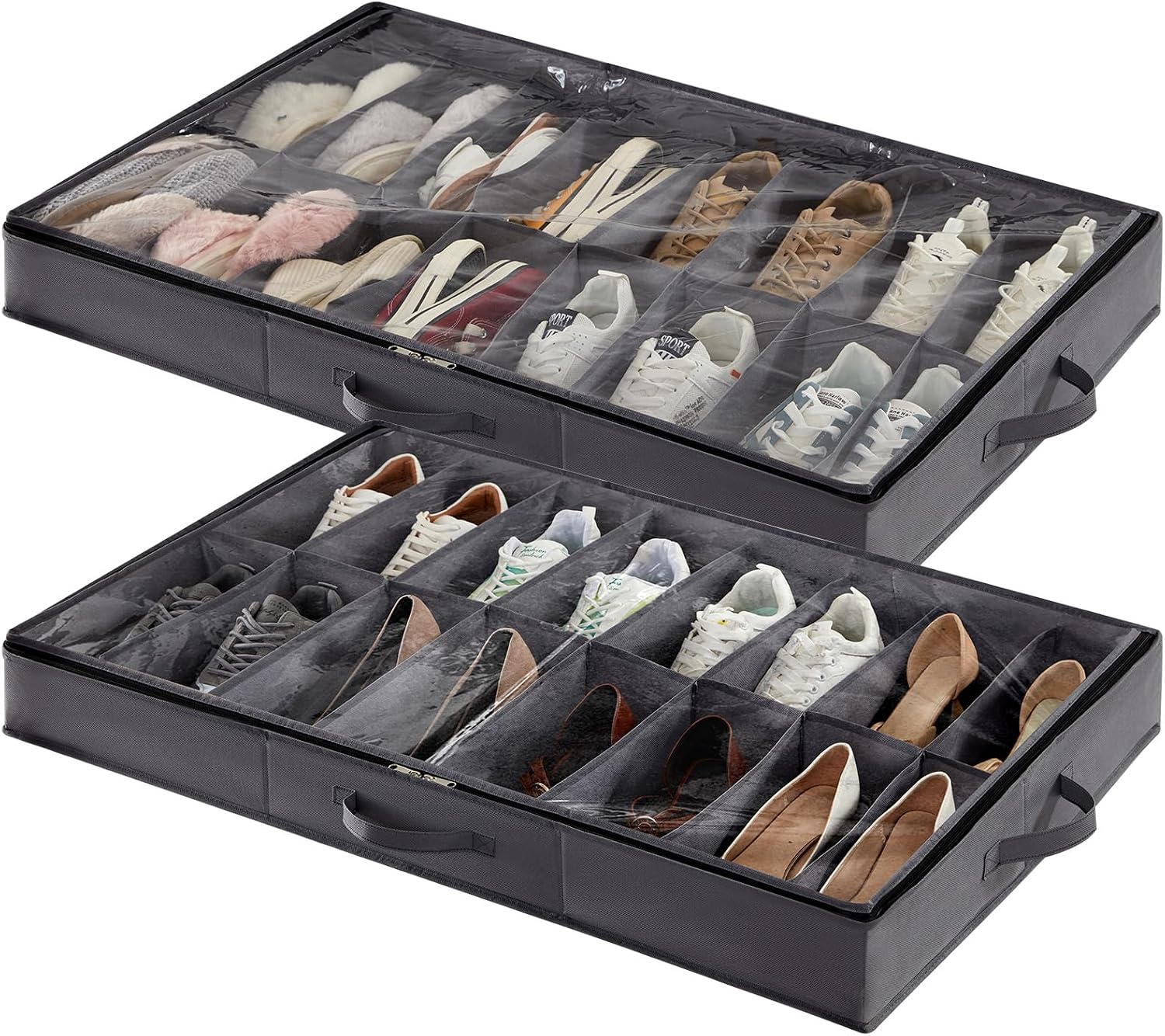 Thumbnail 6 de Lifewit Scatole per Scarpe 24 Paia con Finestra