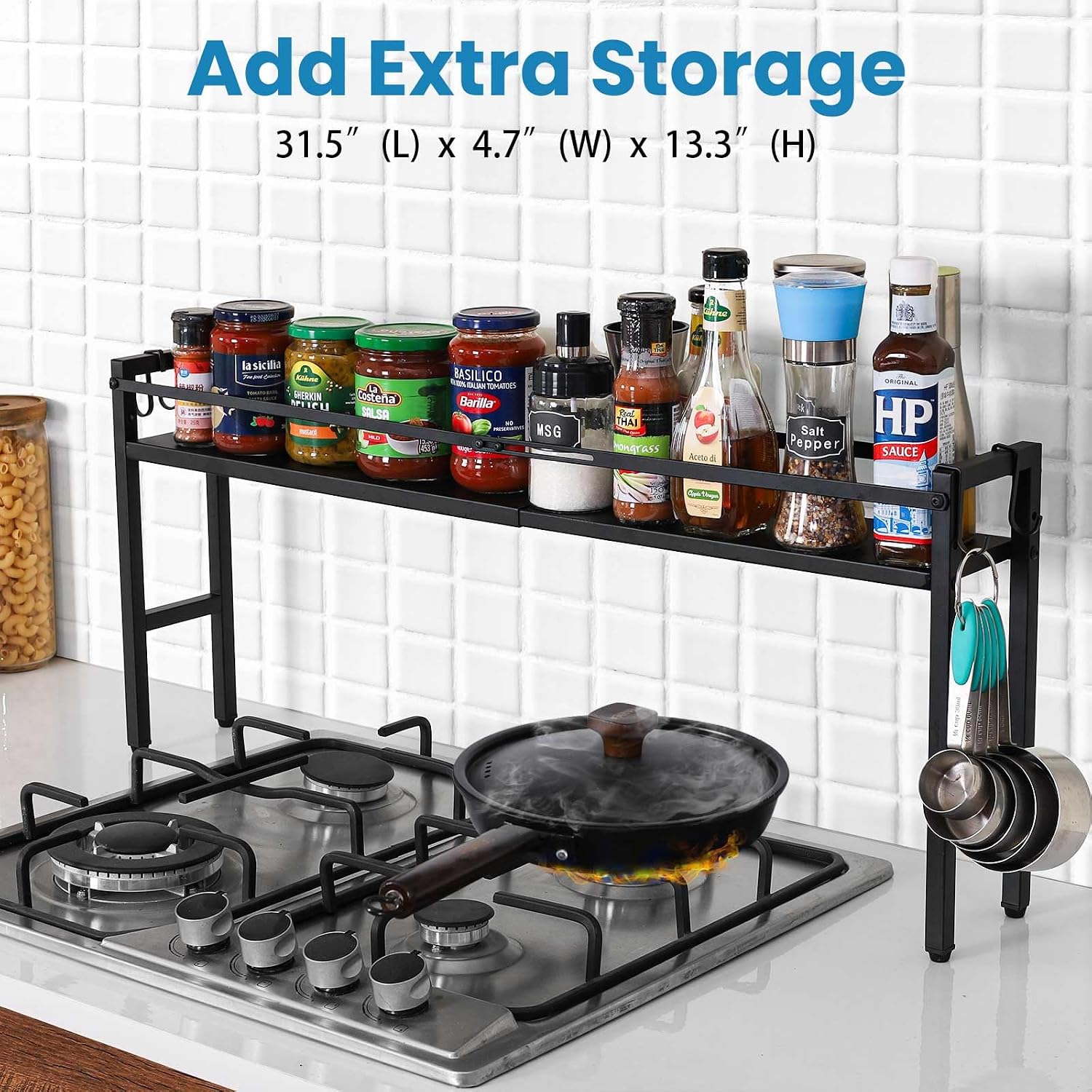 Thumbnail 6 de Yudeke Stove Top Shelf, 27–33-Inch Adjustable