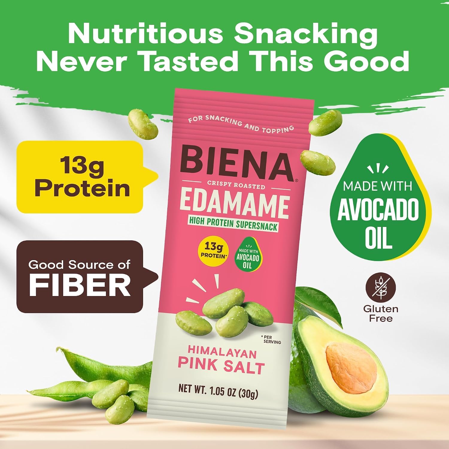 Detalle de Biena Edamame Snack 21-Count Variety Pack
